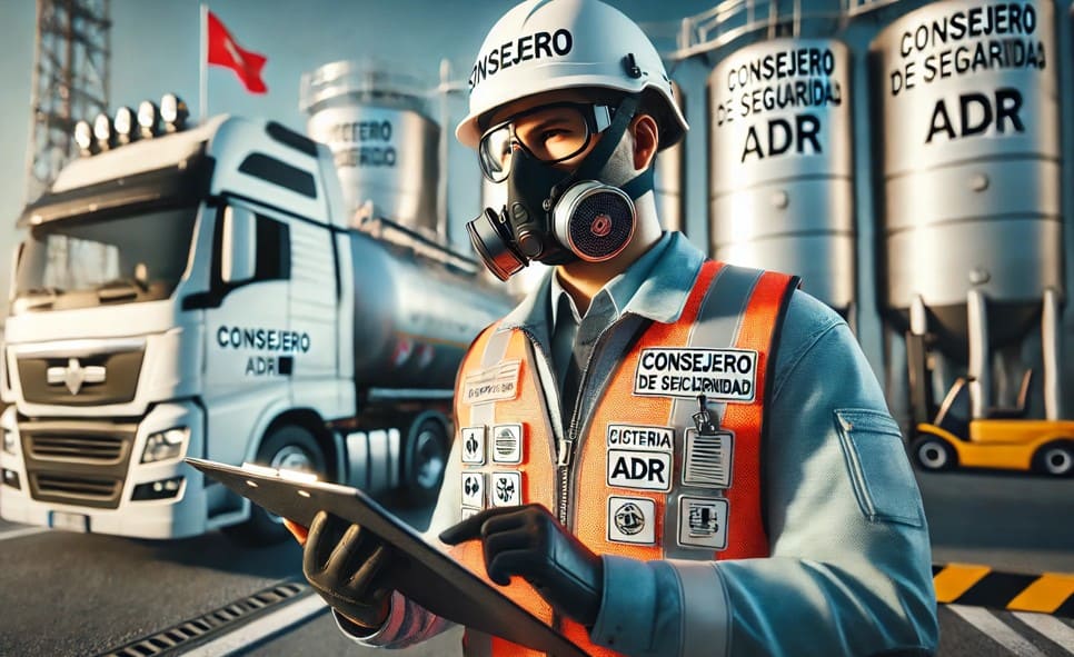 Designación obligatoria del consejero de seguridad ADR para el transporte de mercancías peligrosas