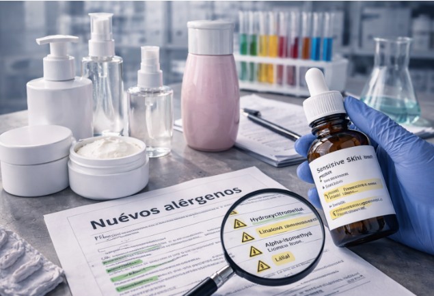 Incorporación de nuevos alérgenos declarables en el etiquetado cosmético según el Reglamento (CE) 1223/2009