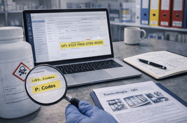 Formación online para realizar notificaciones a toxicología de mezclas químicas mediante IUCLID y UFI